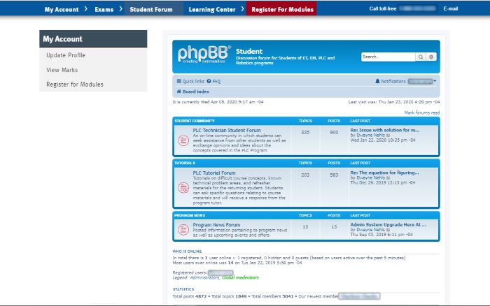 How to Use GBC Tech Student Forums